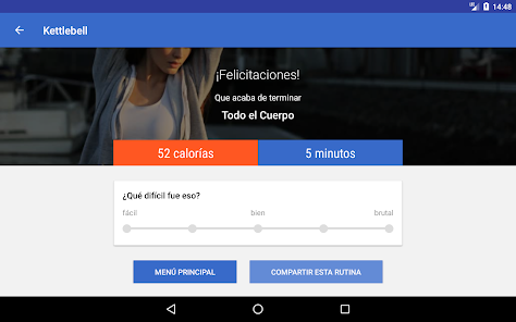 Imágen 7 Kettlebell workouts de Fitify android