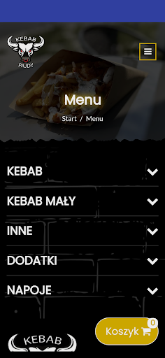 Android application Kebab u Pajdy Uniwersytecka screenshort