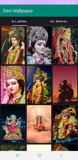 Android application Devi Wallpaper - HD screenshort