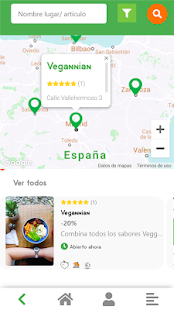 VHappy Buscador Vegano,Vegetar Screenshot