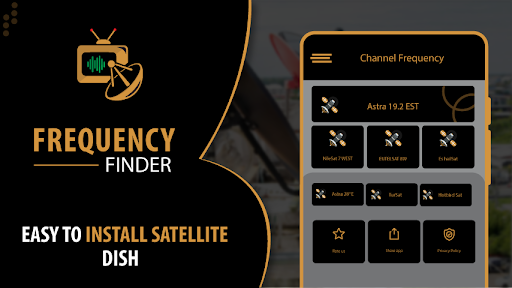 Android application Satellite Frequency Finder screenshort
