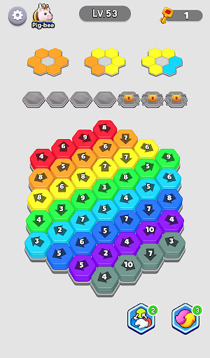 Bee Out - Hexa Away Puzzle 1