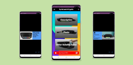 Android application hp ink tank 419 guide screenshort