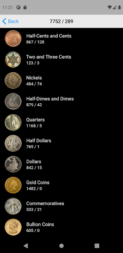 CoinsChecker Screen 2