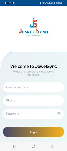 Android application JewelSync Expo screenshort