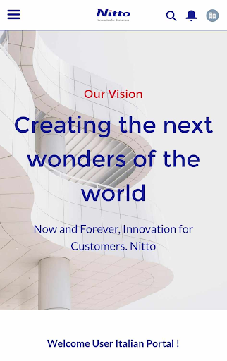Android application Nitto Sales Portal screenshort