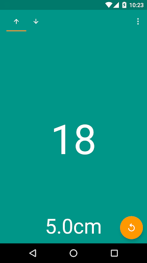 Android application Proximity Counter screenshort