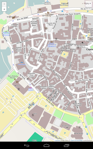 Map of Capodistria Screen 2