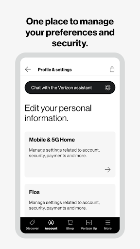 My Verizon screenshot