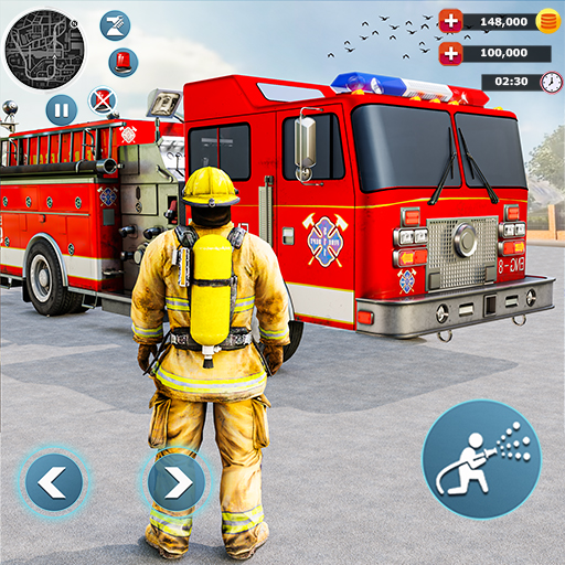 Firefighter :Fire Brigade Game logo