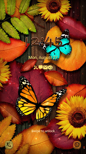 Sunflower Autumn - Wallpaper Screen 2