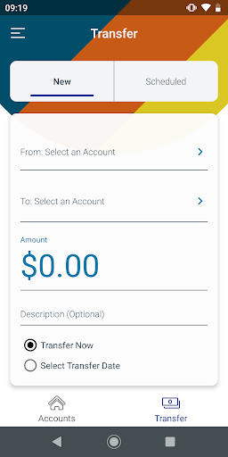 CWJ Cooperative Credit Union Screen 2