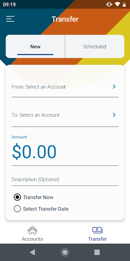 CWJ Cooperative Credit Union Screen 2