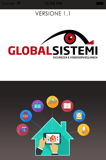 Android application GlobalSistemi screenshort