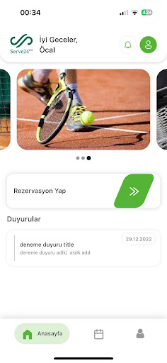 Android application Serve24 Pro screenshort