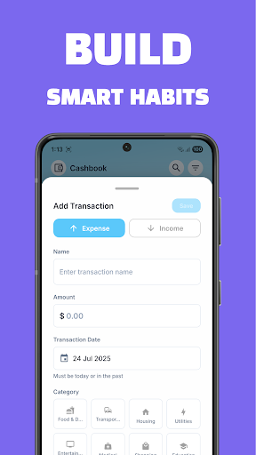 Cashbook - Budget Tracker App