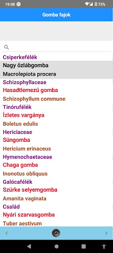 Gomba fajok Screen 2