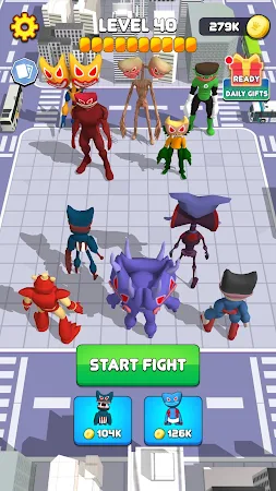Game screenshot モンスターヘッドマージバトル apk download