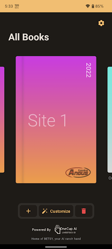Android application Canadian Angus Calving App screenshort