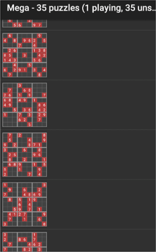 Mega Sudoku Screenshot 1 - AppWisp.com