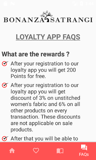 Android application Loyalty App screenshort