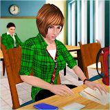 School Girl Simulator: High School Life Games icon
