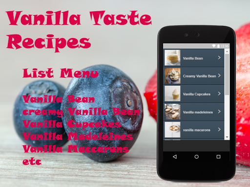 Vanilla Taste Recipes