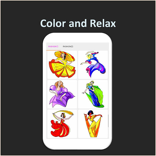 Color by Number - fashion Screen 3
