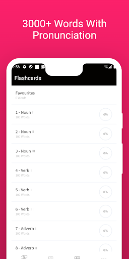 Learn Italian Portuguese Words Screen 3