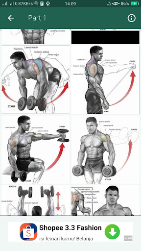 Fitness : BodyBuilding Offline Screen 3