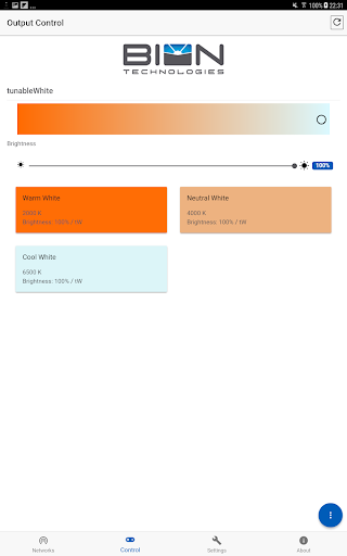BIONcontrol Screen 2