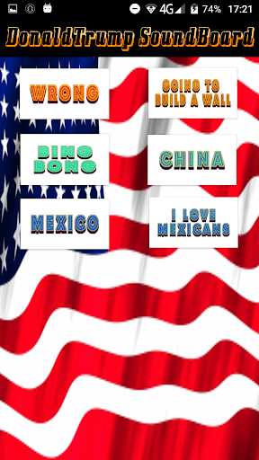 Android application Donald Trump Soundboard screenshort