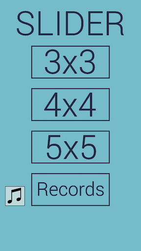 Android application Slider Puzzle screenshort