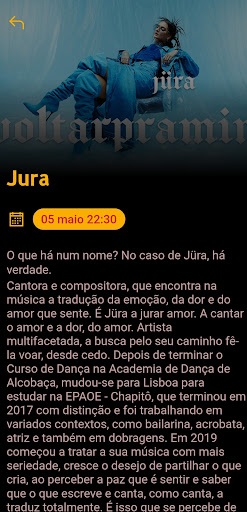 Android application Juventudes screenshort