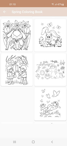 Spring Coloring Book Screen 3