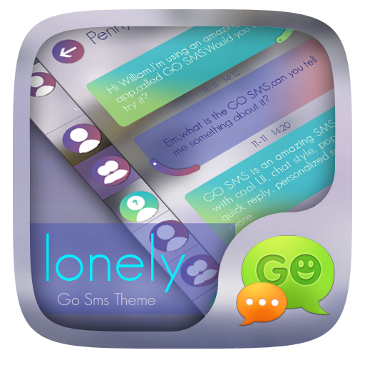 GO SMS LONELY THEME logo