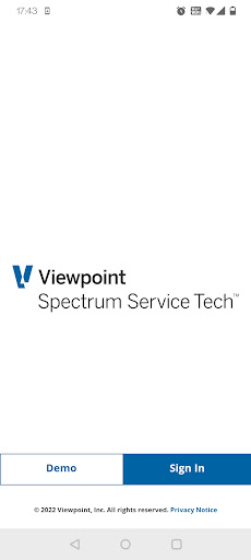Android application Spectrum Service Tech™ screenshort