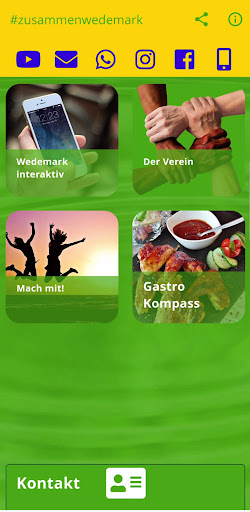 Android application #zusammenwedemark screenshort