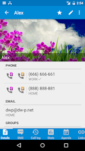 DW Contacts Phone SMS