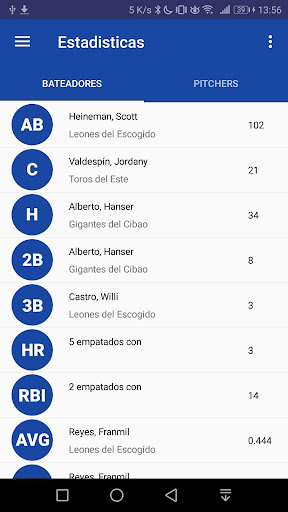 Licey App Screen 3