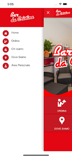 Android application Da Cristina screenshort