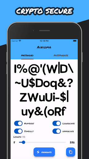 Ainigma - password generator Screen 3