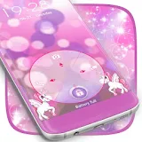Cute Pink Unicorn Locker Theme icon