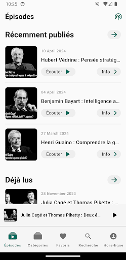 Android application Thinkerview screenshort