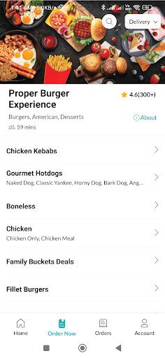 Proper Burger Experience Screen 3