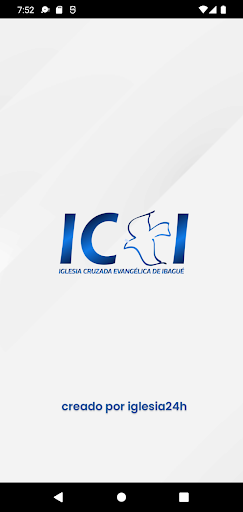 Android application Cruzada Evangélica de Ibagué screenshort