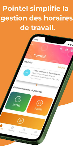 Android application Pointel screenshort