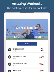 Screenshot 10 Six Pack in 30 Days - Abs Work android