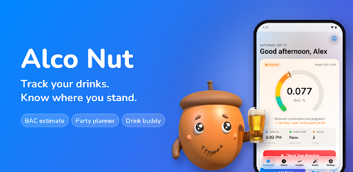 AlcoNut: BAC & Alcohol Tracker