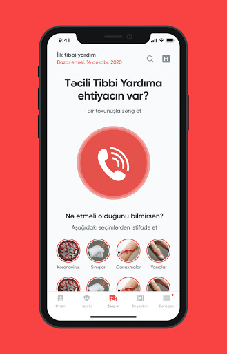 Android application İlk Tibbi Yardım screenshort